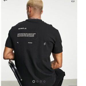 Puma Neymar JR 2.0 Logo Short Sleeve T-Shirt Size Medium EUC